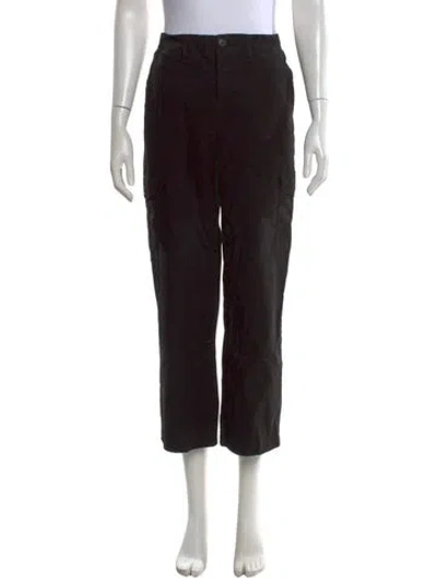 Pre-owned L'agence Straight Leg Pants In Black