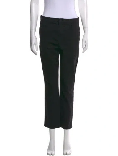 Pre-owned L'agence Straight Leg Pants In Black