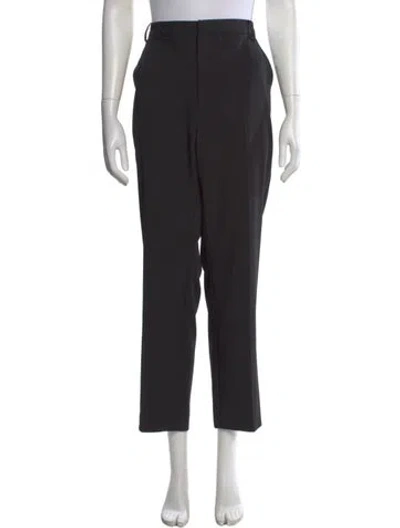 Pre-owned L'agence Straight Leg Pants In Black