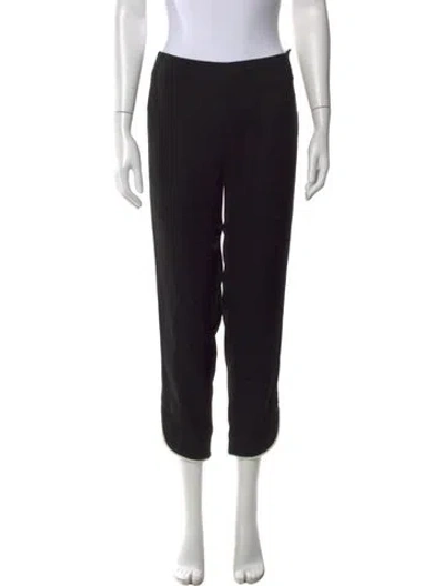 Pre-owned L'agence Straight Leg Pants In Black