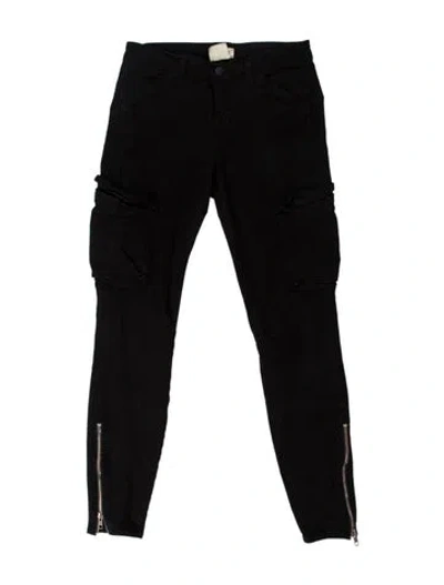 Pre-owned L'agence Straight Leg Pants In Black