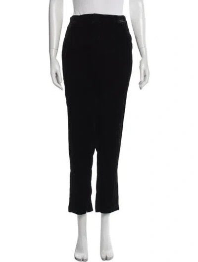 Pre-owned L'agence Straight Leg Pants In Black