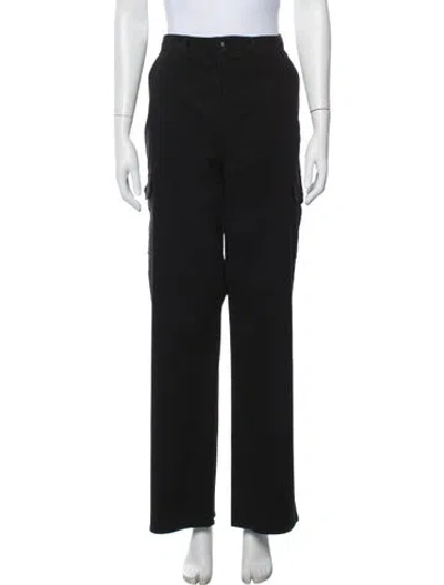 Pre-owned L'agence Straight Leg Pants In Black