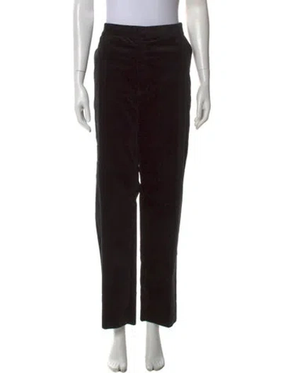 Pre-owned L'agence Straight Leg Pants In Black