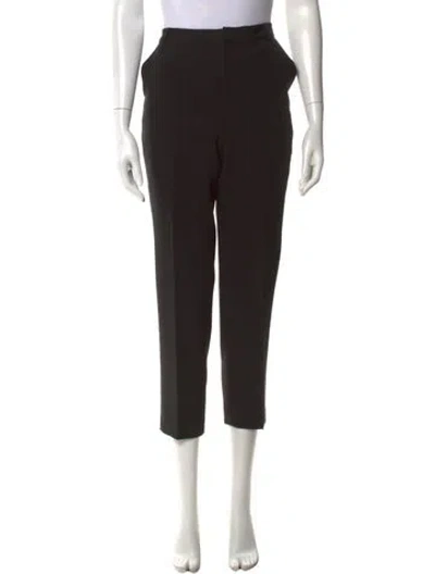 Pre-owned L'agence Straight Leg Pants In Black