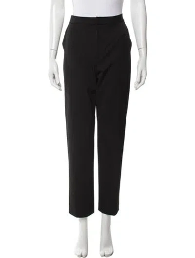 Pre-owned L'agence Straight Leg Pants In Black