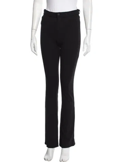 Pre-owned L'agence Straight Leg Pants In Black