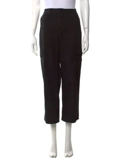 Pre-owned L'agence Straight Leg Pants In Black
