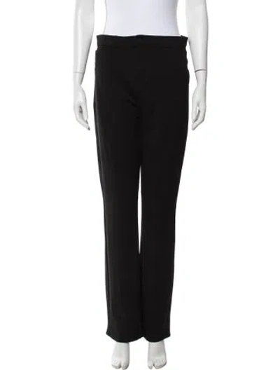 Pre-owned L'agence Straight Leg Pants In Black