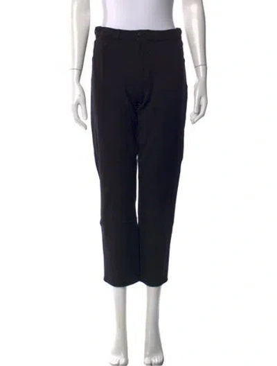 Pre-owned L'agence Straight Leg Pants In Black