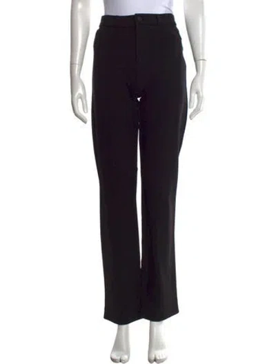 Pre-owned L'agence Straight Leg Pants In Black