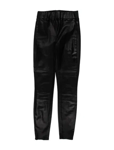 Pre-owned L'agence Straight Leg Pants In Black
