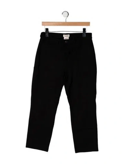 Pre-owned L'agence Straight Leg Pants In Black