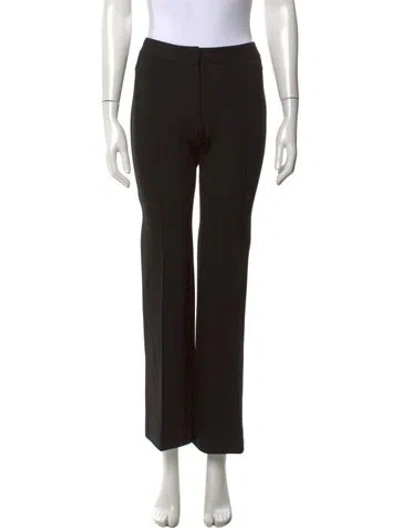 Pre-owned L'agence Straight Leg Pants In Black