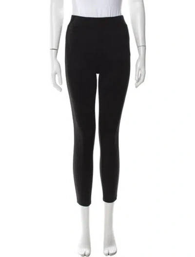 Pre-owned L'agence Straight Leg Pants In Black