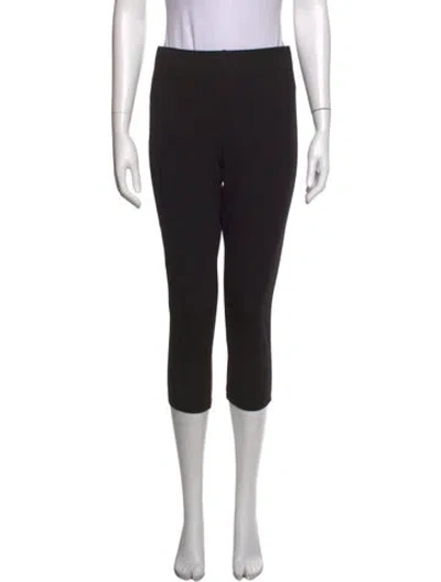 Pre-owned L'agence Straight Leg Pants In Black