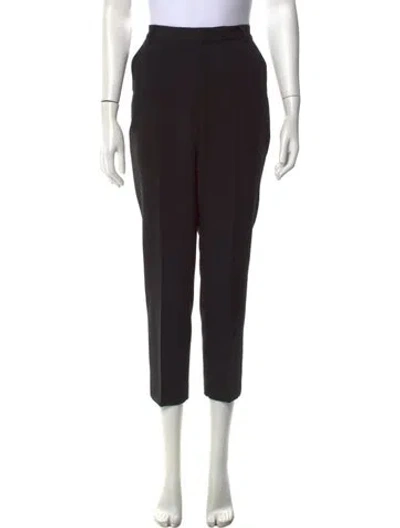 Pre-owned L'agence Straight Leg Pants In Black