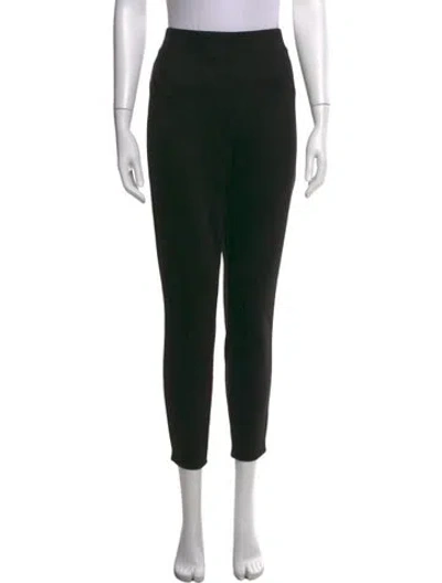 Pre-owned L'agence Straight Leg Pants In Black