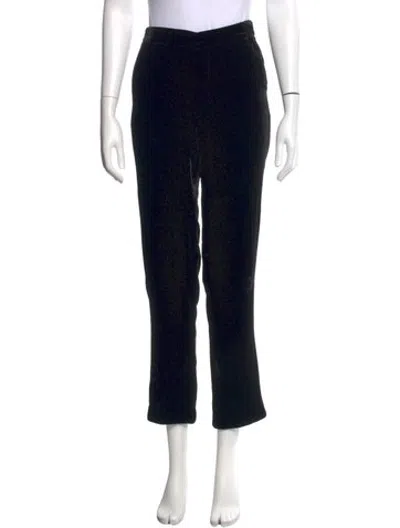 Pre-owned L'agence Straight Leg Pants In Black