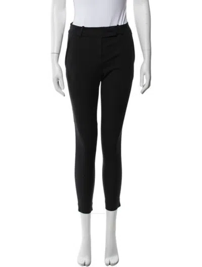 Pre-owned L'agence Straight Leg Pants In Black