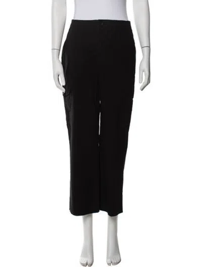 Pre-owned L'agence Straight Leg Pants In Black