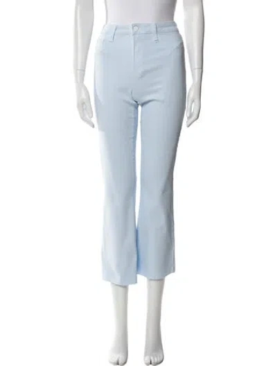 Pre-owned L'agence Straight Leg Pants In Blue
