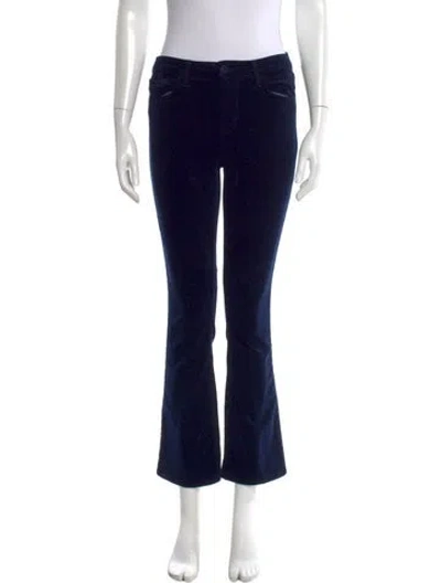 Pre-owned L'agence Straight Leg Pants In Blue