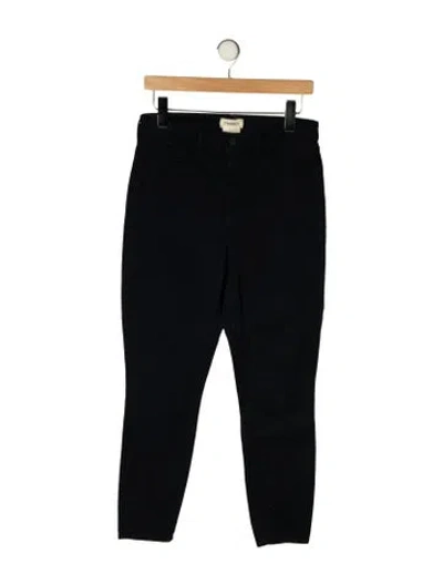Pre-owned L'agence Straight Leg Pants In Blue