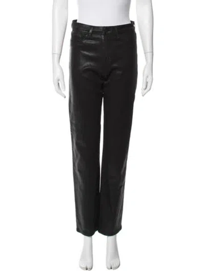 Pre-owned L'agence Straight Leg Pants In Blue