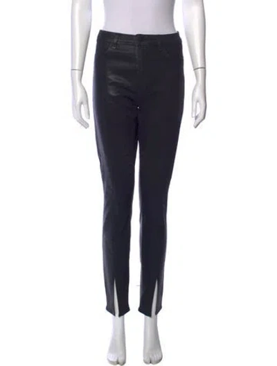 Pre-owned L'agence Straight Leg Pants In Blue
