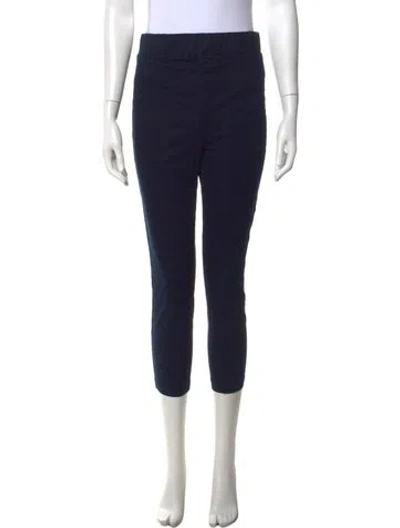 Pre-owned L'agence Straight Leg Pants In Blue