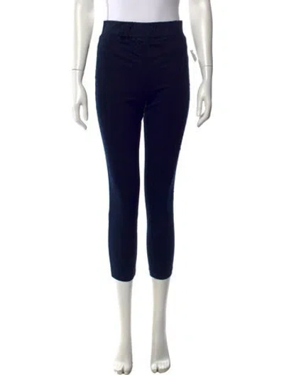 Pre-owned L'agence Straight Leg Pants In Blue