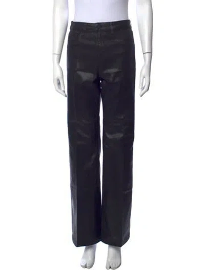 Pre-owned L'agence Straight Leg Pants In Blue