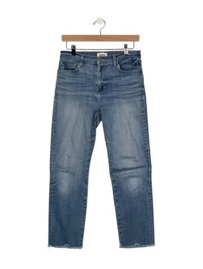 Pre-owned L'agence Straight Leg Pants In Blue