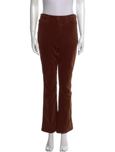 Pre-owned L'agence Straight Leg Pants In Brown