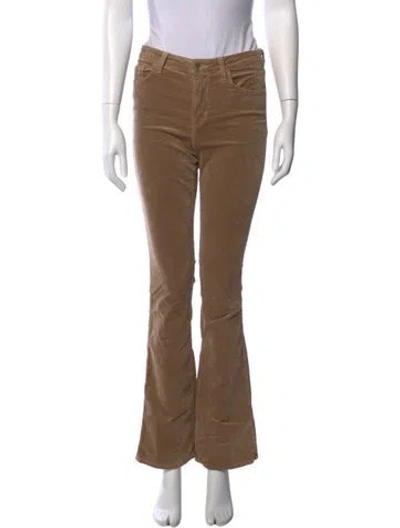 Pre-owned L'agence Straight Leg Pants In Brown