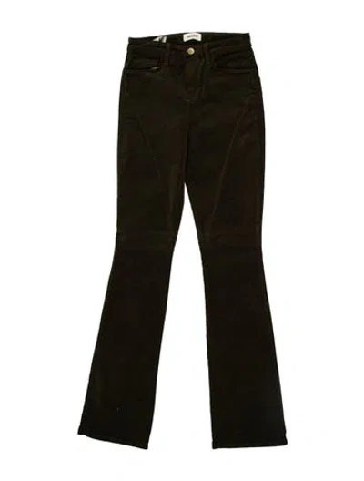 Pre-owned L'agence Straight Leg Pants In Brown