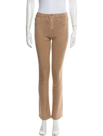 Pre-owned L'agence Straight Leg Pants In Brown