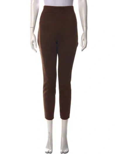 Pre-owned L'agence Straight Leg Pants In Brown