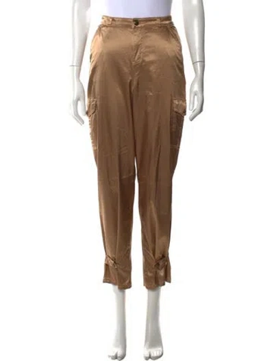Pre-owned L'agence Straight Leg Pants In Brown