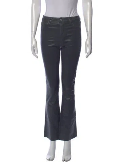 Pre-owned L'agence Straight Leg Pants In Gray