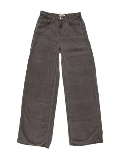 Pre-owned L'agence Straight Leg Pants In Gray