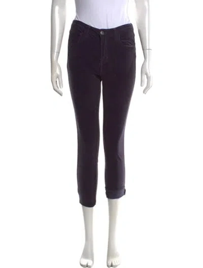 Pre-owned L'agence Straight Leg Pants In Gray