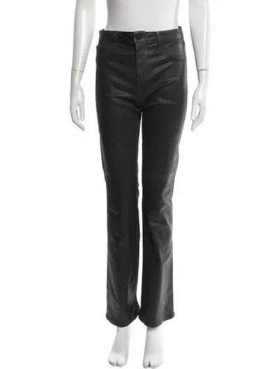 Pre-owned L'agence Straight Leg Pants In Gray