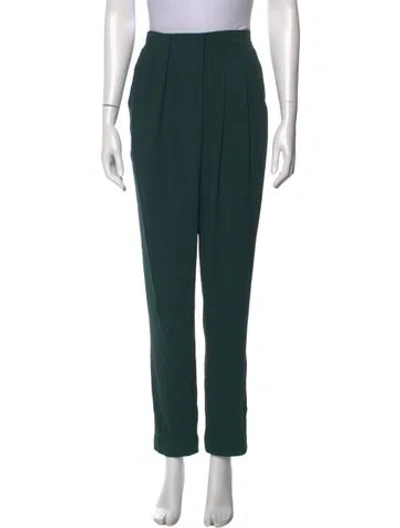 Pre-owned L'agence Straight Leg Pants In Green