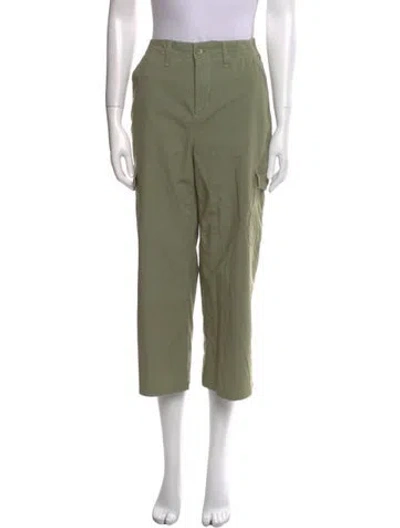 Pre-owned L'agence Straight Leg Pants In Green
