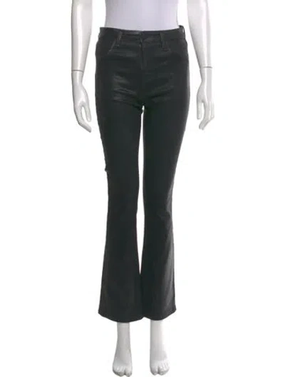 Pre-owned L'agence Straight Leg Pants In Green