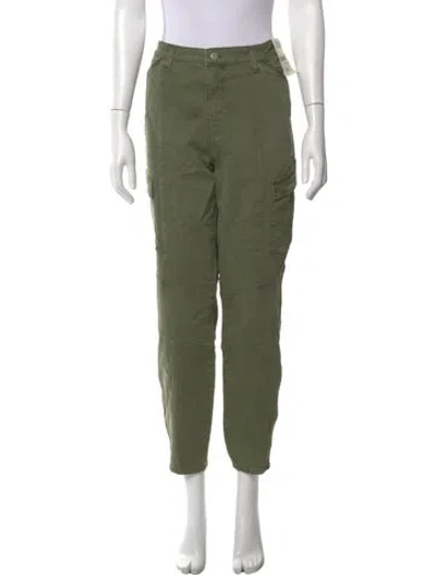Pre-owned L'agence Straight Leg Pants In Green