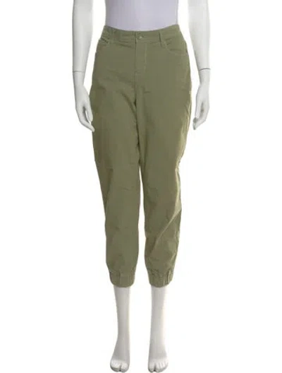 Pre-owned L'agence Straight Leg Pants In Green
