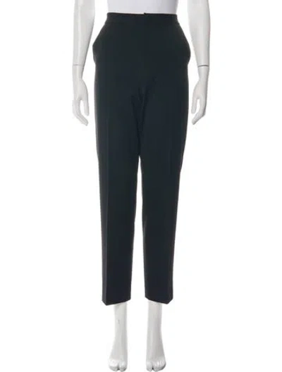 Pre-owned L'agence Straight Leg Pants In Green